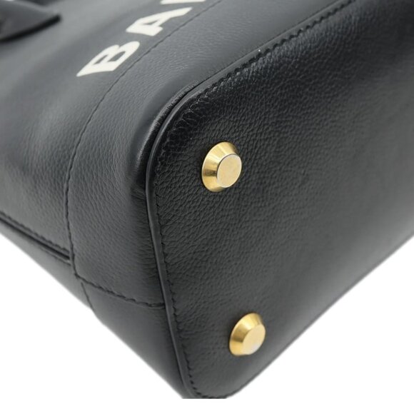 Balenciaga  Ville Top Handle Small Grained Leather Crossbody Bag Black - Picture 9 of 16
